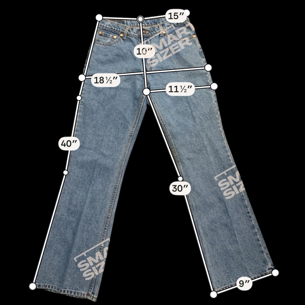 Vintage 90s Y2K Jordache Jeans Size 11/12 Light Wash High Waist Bootcut EUC #74 - Picture 10 of 13